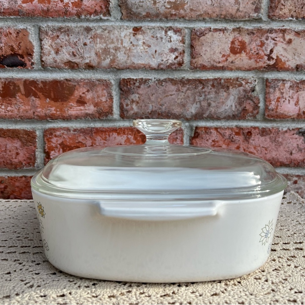 Corning Ware Floral Bouquet A-2-B 2 Qt Casserole Dish w/ Lid Vintage - Picture 4 of 15